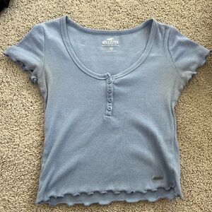 Adorable blue shirt, great for nights out
